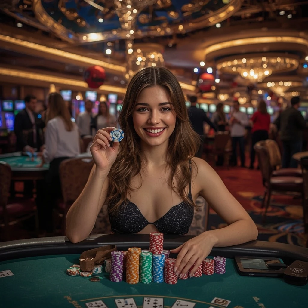 bonus nelle mani di un uomo al Lucky Bar Casino